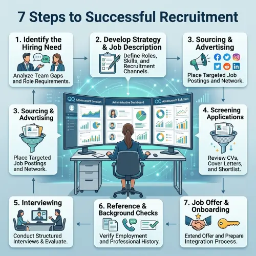 7 خطوات للتوظيف الناجح